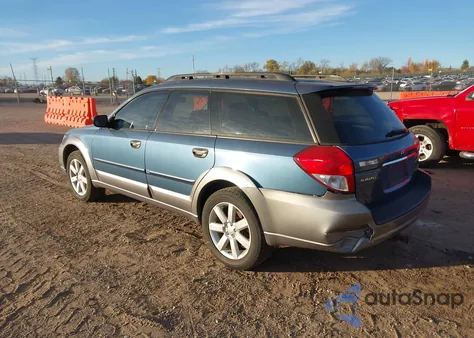 2009 Subaru Outback 2.5I из США, поврежденный, VIN 4S4BP60C897325626
